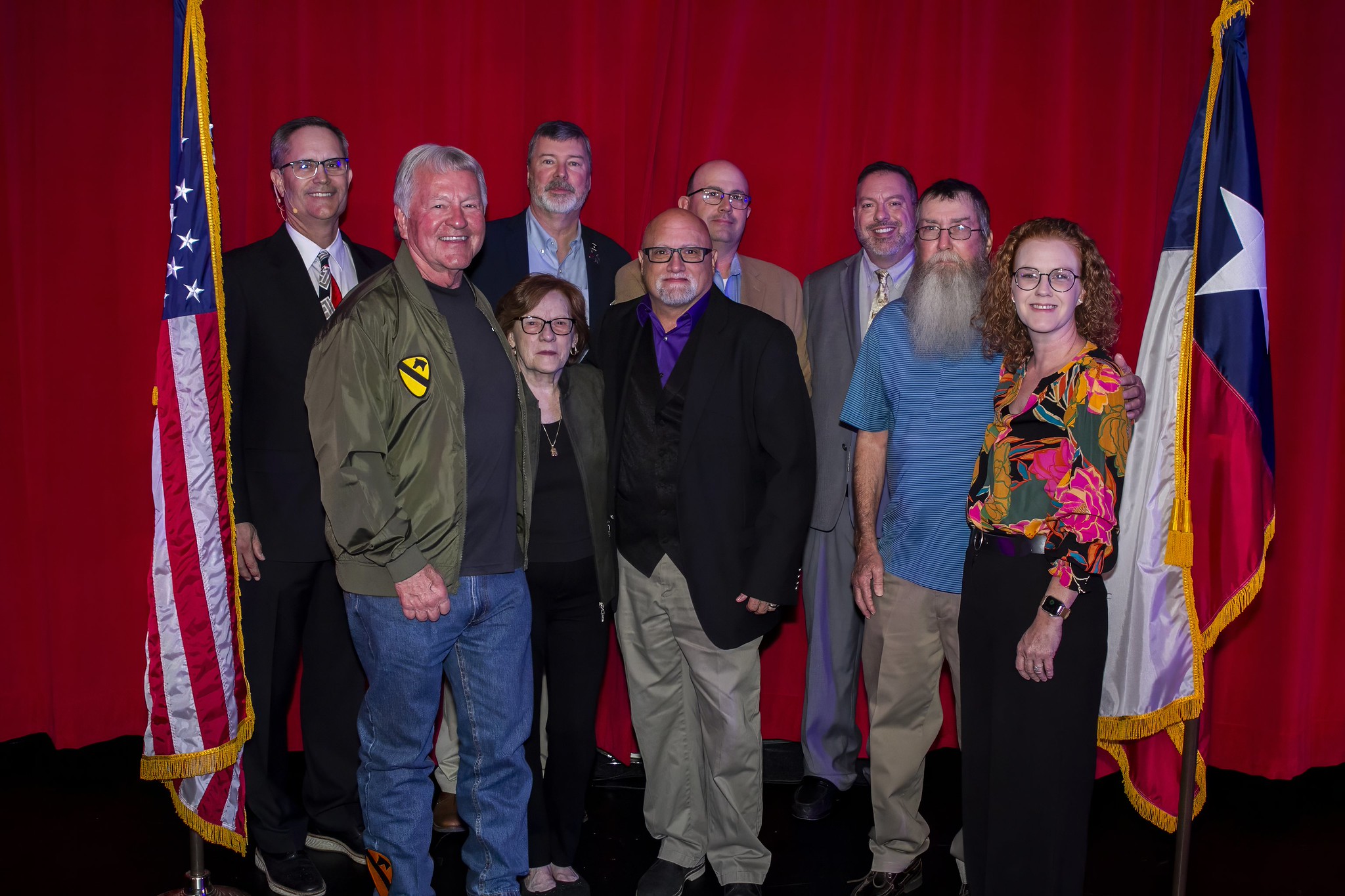 Recipients of bricks for the Medal of Honor walk